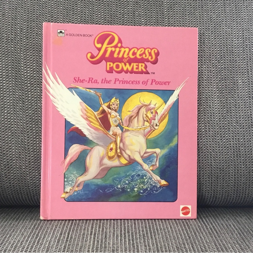 VTG She-Ra Princess Of Power HC Book Mattel 1985 A Golden Book